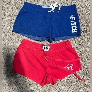 2 Abercrombie & Fitch low-rise shorts